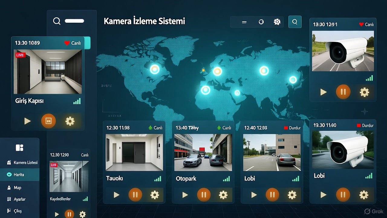 Kamera & Makine İzleme ve Bilgilendirme Programı